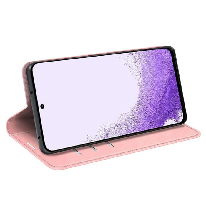 Bild 3, Samsung Galaxy S23 Flip Fodral Skin Touch Roséguld