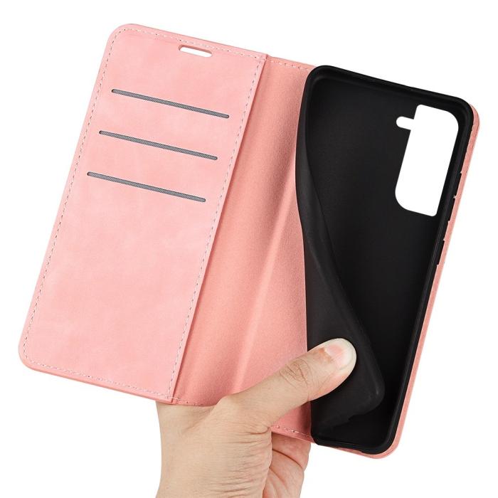 Bild 4, Samsung Galaxy S23 Flip Fodral Skin Touch Roséguld