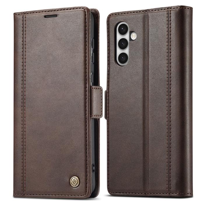 Bild 1, LC.IMEEKE Samsung Galaxy S23 Fodral Läder Brun