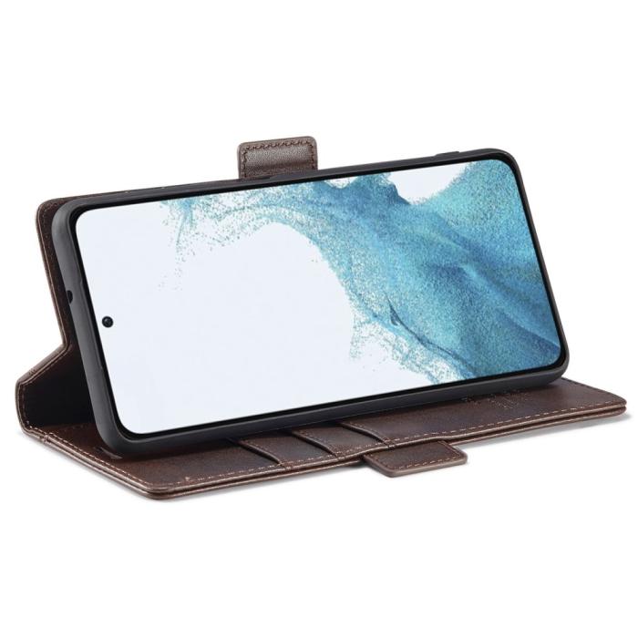 Bild 3, LC.IMEEKE Samsung Galaxy S23 Fodral Läder Brun