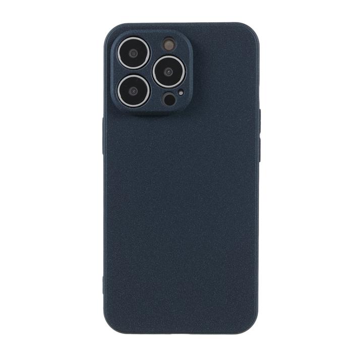 Bild 2, iPhone 13 Pro Max Skal Matt TPU Mörk Blå