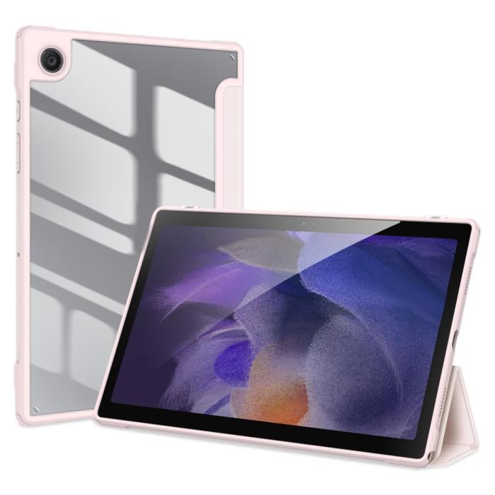 Bild 2, DUX DUCIS Samsung Galaxy Tab A8 10.5 (2021) Ljus Rosa Fodral TOBY Tri-Fold