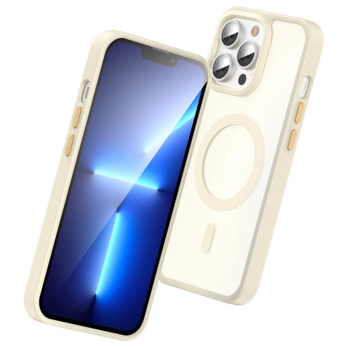 Bild 3, ColorPop iPhone 13 Pro Skal CH MagSafe Matt Off White