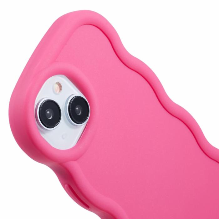 Bild 6, iPhone 13 Mobilskal Wavy Rosa