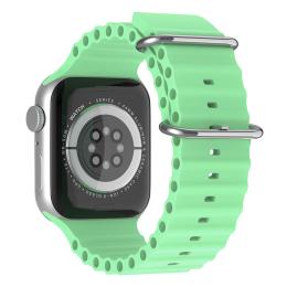 Apple Watch 41/40/38 mm Armband Ocean Wave Pistasch