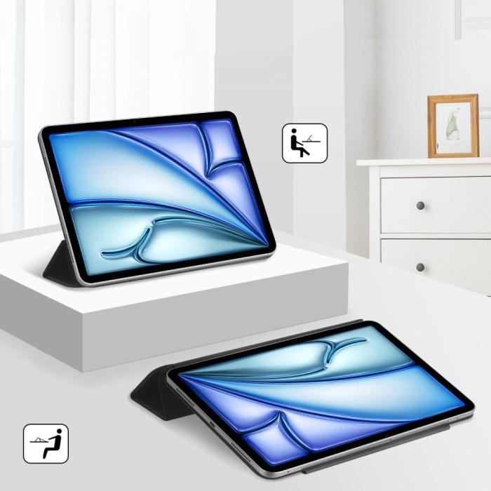 Bild 5, Tech-Protect iPad Air 2025-2020 Fodral SC Magnetiskt Svart