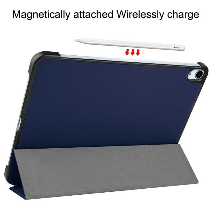 Bild 6, iPad Air 13 2026-2024 Fodral Tri-Fold Mörk Blå