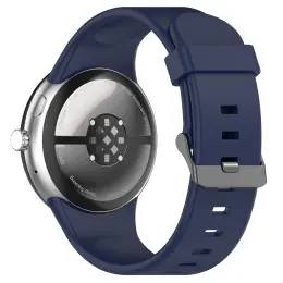 Google Pixel Watch 3 45 mm Armband Silikon Mörk Blå