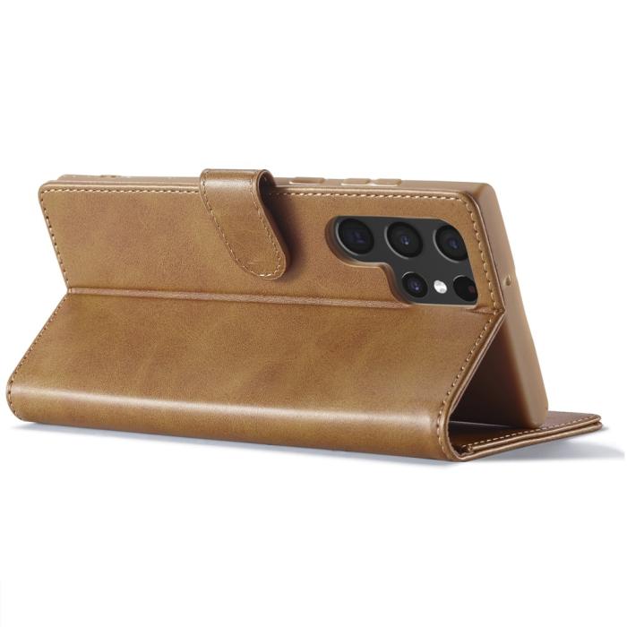 Bild 4, LC.IMEEKE Samsung Galaxy S26 Ultra Fodral Läder Brun
