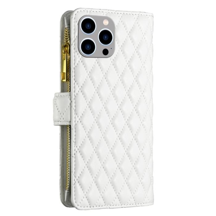 Bild 3, iPhone 15 Pro Max Fodral Diamond Multifunktionell Vit