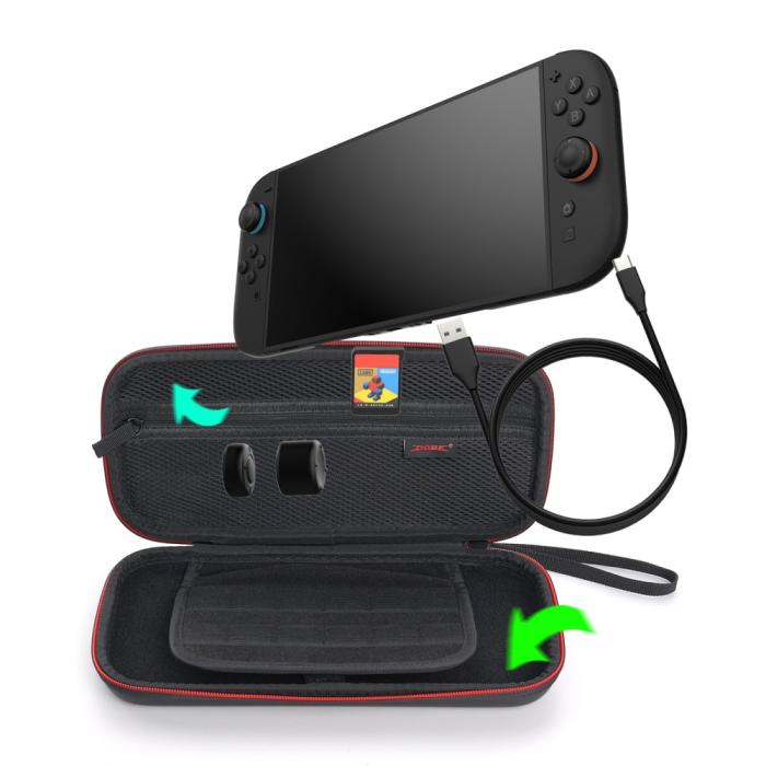 Bild 2, DOBE Nintendo Switch 2 Förvaringsväska Svart