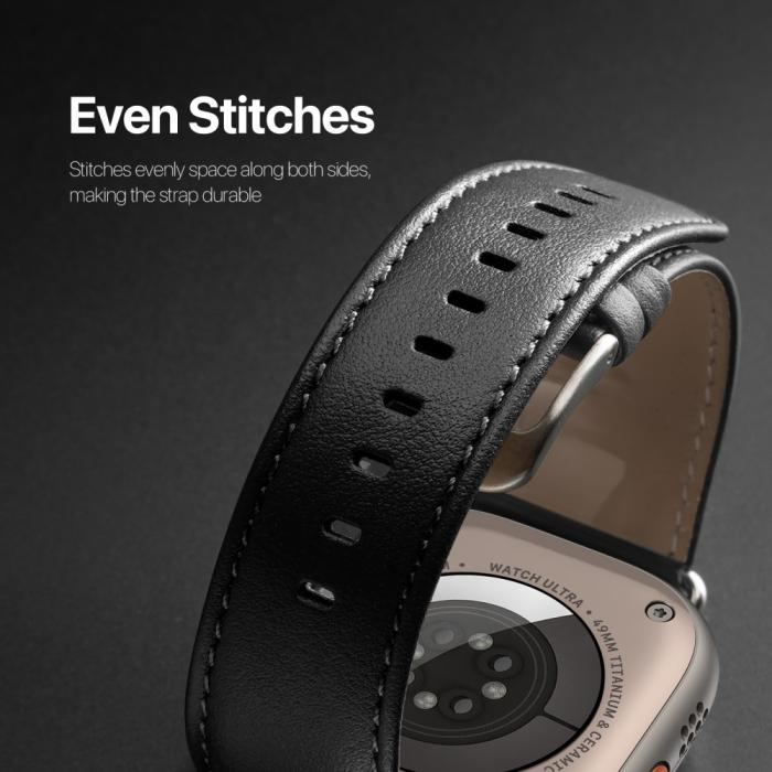 Bild 6, DUX DUCIS Apple Watch 38/40/41 mm Armband Äkta Läder