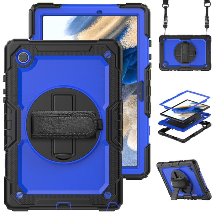 Bild 1, Galaxy Tab A8 10.5 Skal Shockproof Hybrid Kickstand Strap