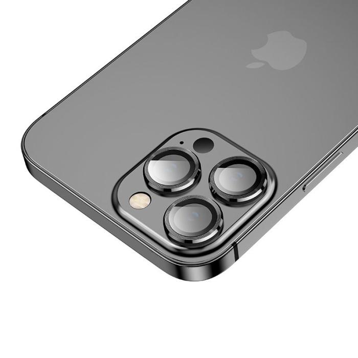Bild 4, HOFI iPhone 13 Pro / 13 Pro Max Linsskydd Härdat Glas Pro+