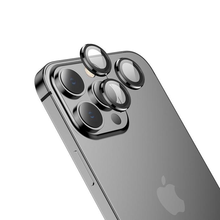 Bild 5, HOFI iPhone 13 Pro / 13 Pro Max Linsskydd Härdat Glas Pro+