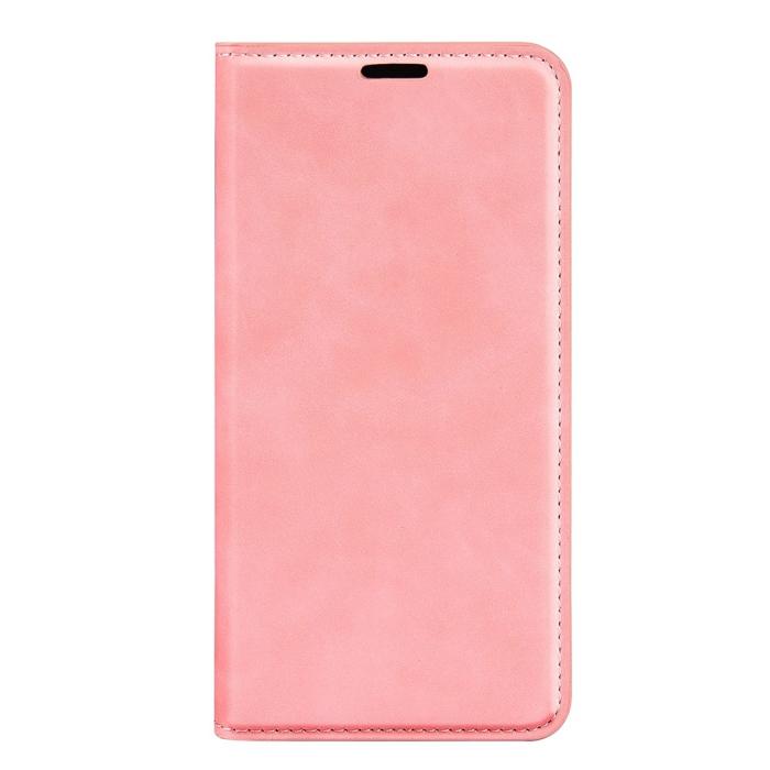 Bild 5, Samsung Galaxy S23 Ultra Fodral Flip Skin Touch Rosa