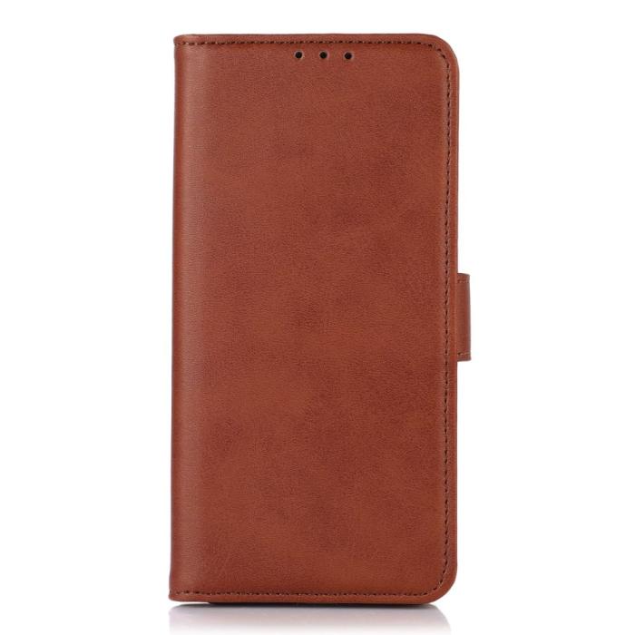 Bild 6, Xiaomi 12T / 12T Pro Fodral Solid Läder Brun