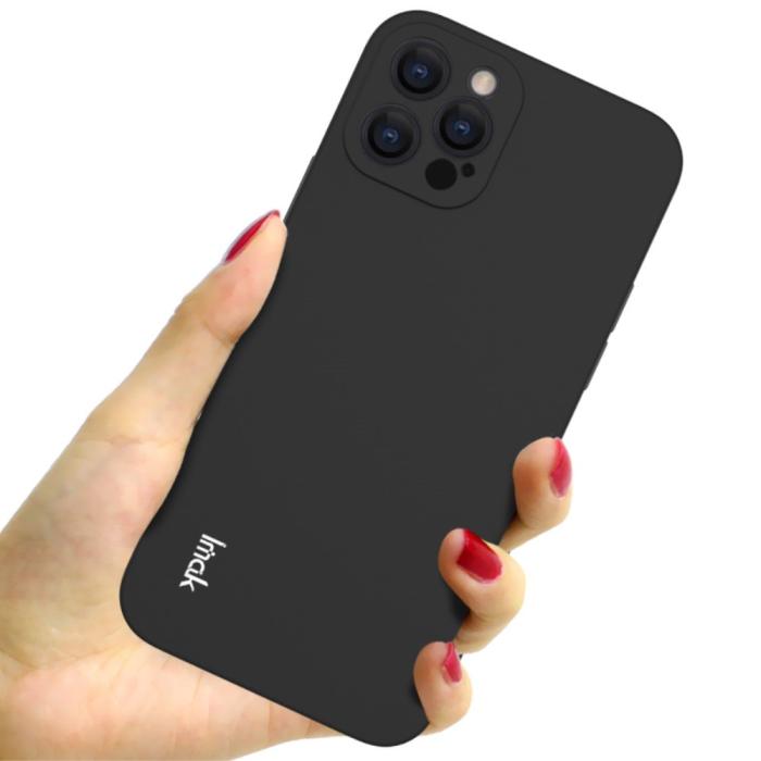 Bild 4, iPhone 12 Pro - IMAK Skin Touch Skal - Svart