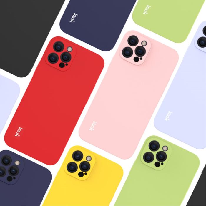 Bild 5, iPhone 12 Pro - IMAK Skin Touch Skal - Svart