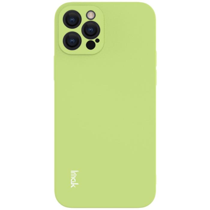 Bild 1, iPhone 12 Pro - IMAK Skin Touch Skal - Grön