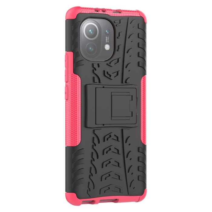 Bild 3, Xiaomi Mi 11 - Ultimata Stöttåliga Skalet med Stöd - Rosa