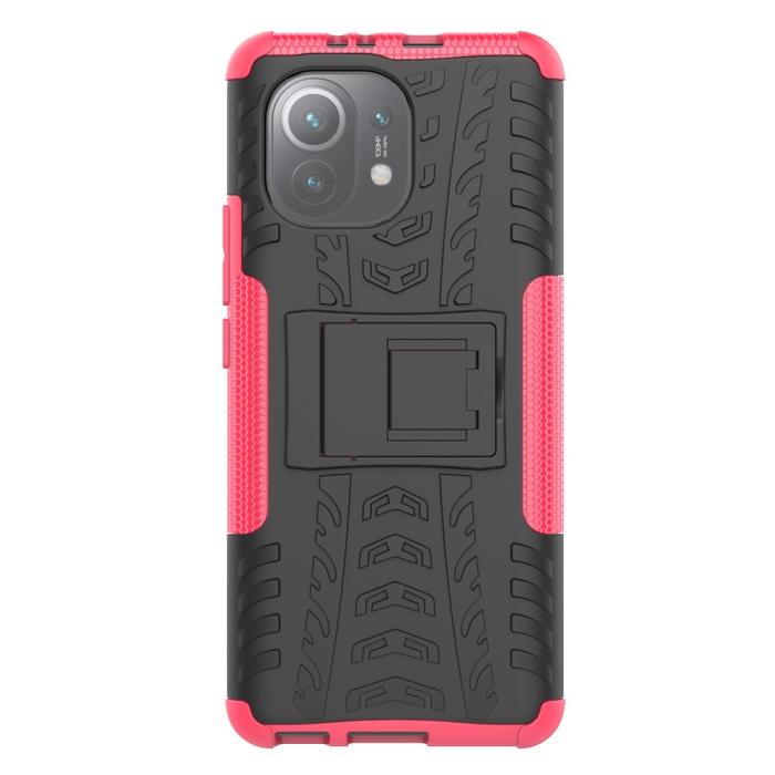 Bild 5, Xiaomi Mi 11 - Ultimata Stöttåliga Skalet med Stöd - Rosa