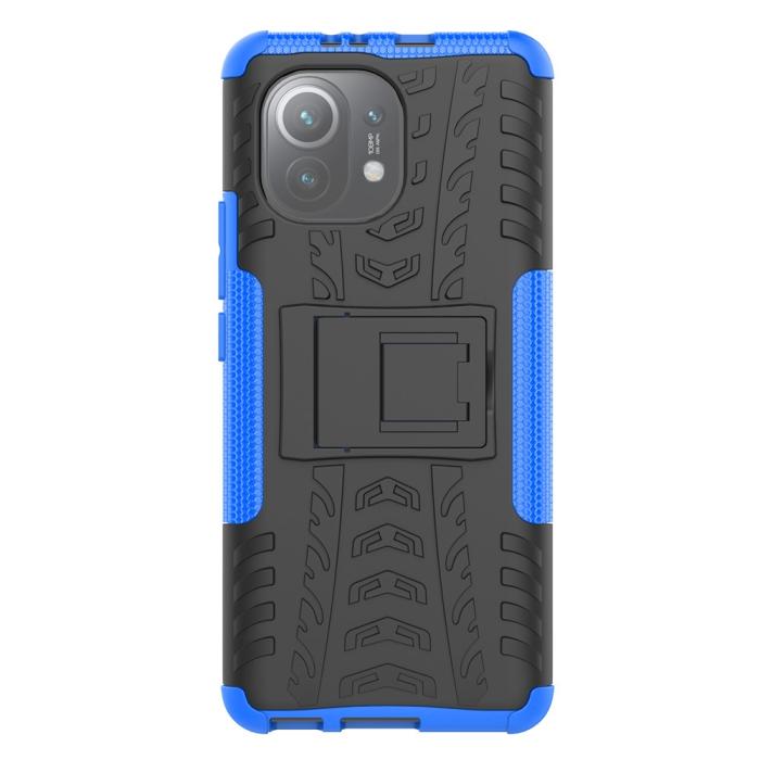 Bild 3, Xiaomi Mi 11 - Ultimata Stöttåliga Skalet med Stöd - Blå