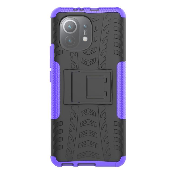 Bild 4, Xiaomi Mi 11 - Ultimata Stöttåliga Skalet med Stöd - Lila