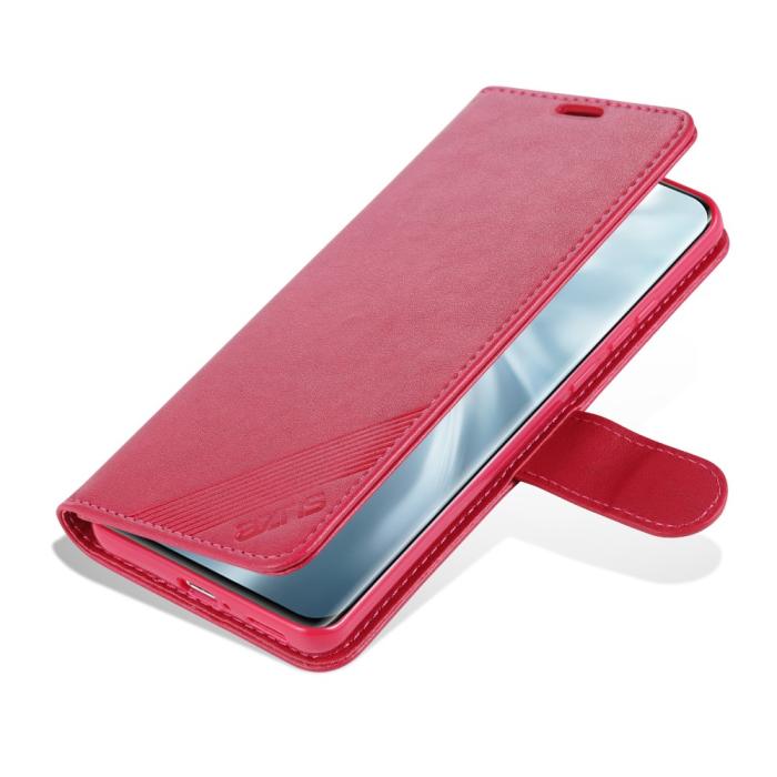 Bild 4, Xiaomi Mi 11 - AZNS Läder Fodral - Rosa
