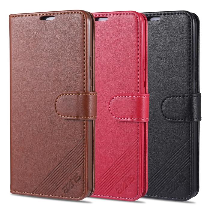 Bild 5, Xiaomi Mi 11 - AZNS Läder Fodral - Rosa
