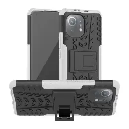 Xiaomi Mi 11 - Ultimata Stöttåliga Skalet med Stöd - Vit
