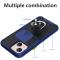 iPhone 13 - Shockproof Hybrid Ring Skal CamShield - Svart