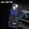 iPhone 13 - Shockproof Hybrid Ring Skal CamShield - Svart