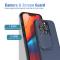 iPhone 13 - Hybrid Shockproof CamShield Skal - Blå