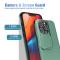 iPhone 13 - Hybrid Shockproof CamShield Skal - Grön