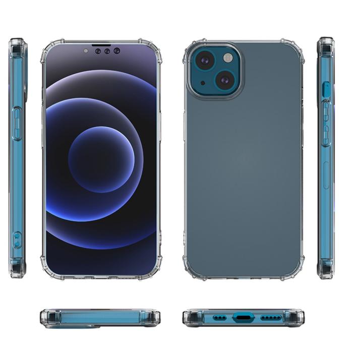 Bild 6, iPhone 13 - Shockproof Crystal TPU Skal