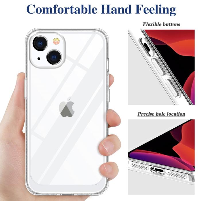 Bild 2, iPhone 13 - Transparent Hybrid Skal