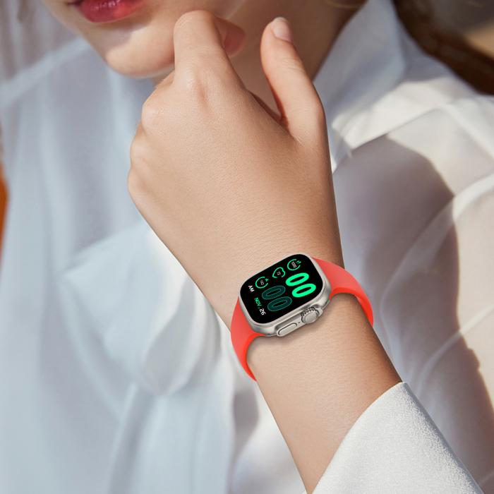 Bild 6, Silikon Armband Butterfly Apple Watch 41/40/38 mm (S/M) Röd