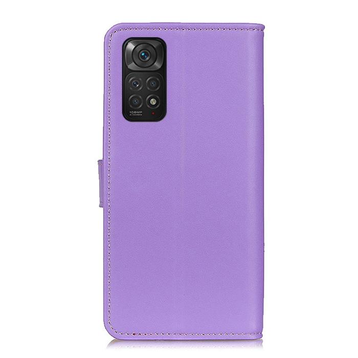 Bild 3, Xiaomi Redmi Note 11 4G Fodral Läder Lila
