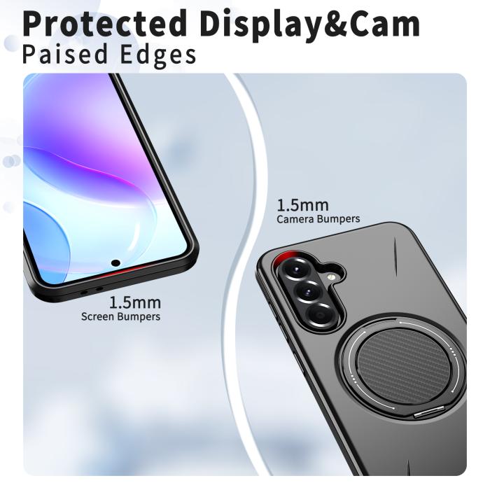 Bild 4, Samsung Galaxy A27 5G Skal Magsafe Kickstand Svart