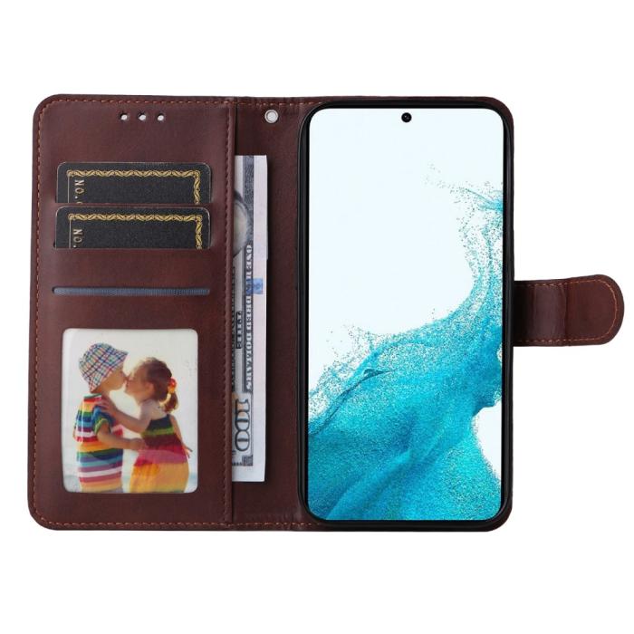 Bild 2, Samsung Galaxy A54 5G Fodral Läder Brun