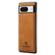 DG.MING Google Pixel 8 Skal L&auml;derbelagt Brun