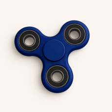 Fidget Spinner Ultra Spin Trio - M&ouml;rk Bl&aring;