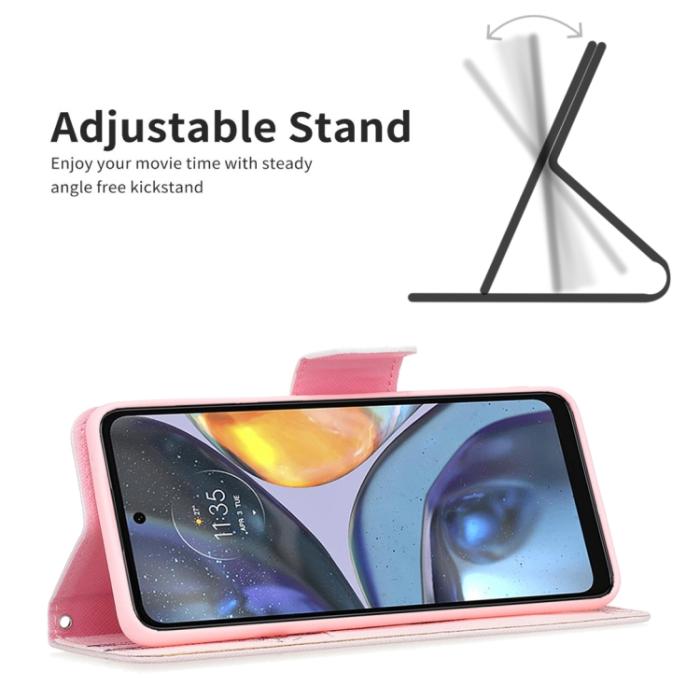 Bild 4, Motorola Moto G22 Fodral Tryck Giraff