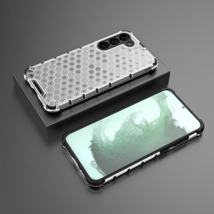 Bild 6, Samsung Galaxy S23 Plus Skal Honeycomb Hybrid Grå