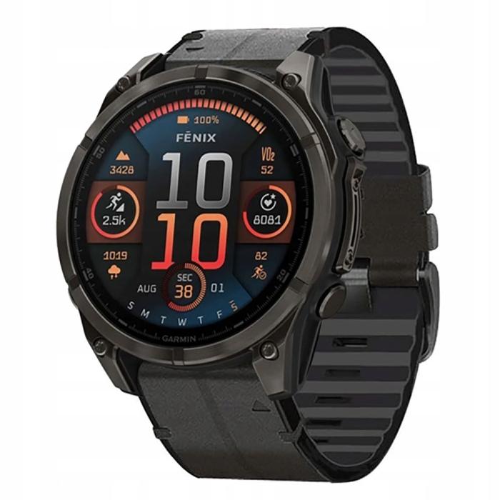 Bild 4, Tech-Protect Garmin Fenix 51 mm Armband Silicone PU Svart