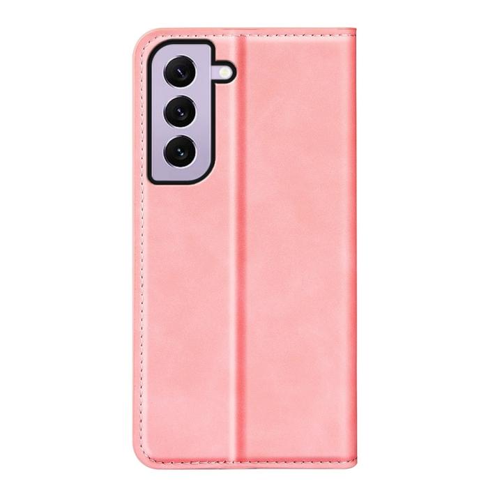 Bild 6, Samsung Galaxy S23 Flip Fodral Skin Touch Roséguld