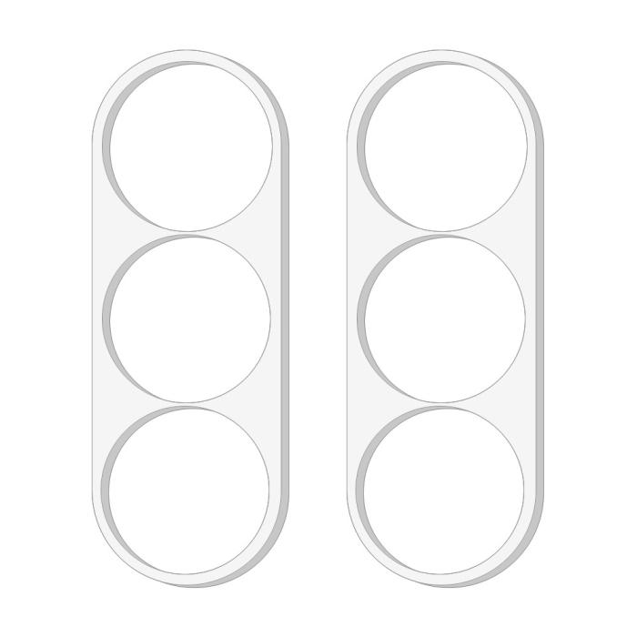 Bild 2, Samsung Galaxy Z Fold 8 Ultra 2-PACK Linsskydd Härdat Glas