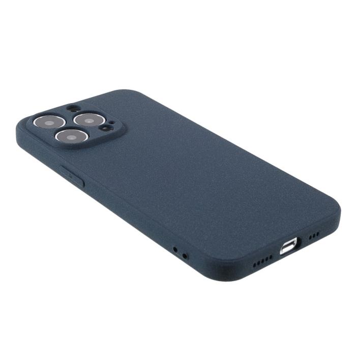 Bild 4, iPhone 13 Pro Max Skal Matt TPU Mörk Blå