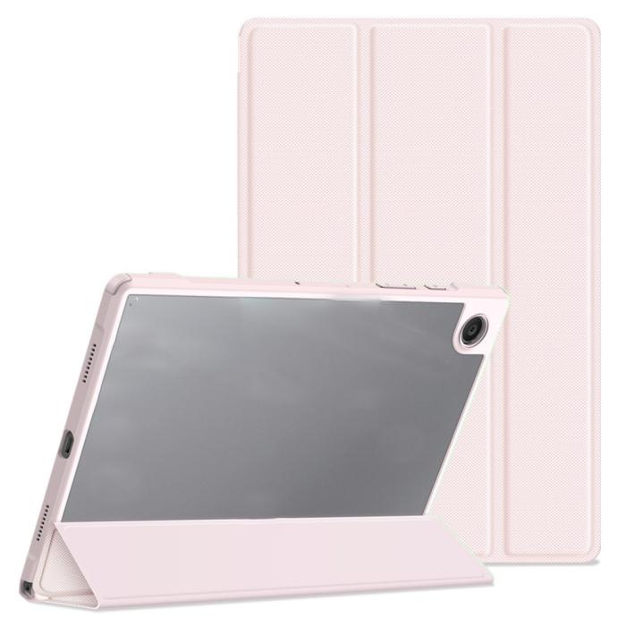 Bild 4, DUX DUCIS Samsung Galaxy Tab A8 10.5 (2021) Ljus Rosa Fodral TOBY Tri-Fold